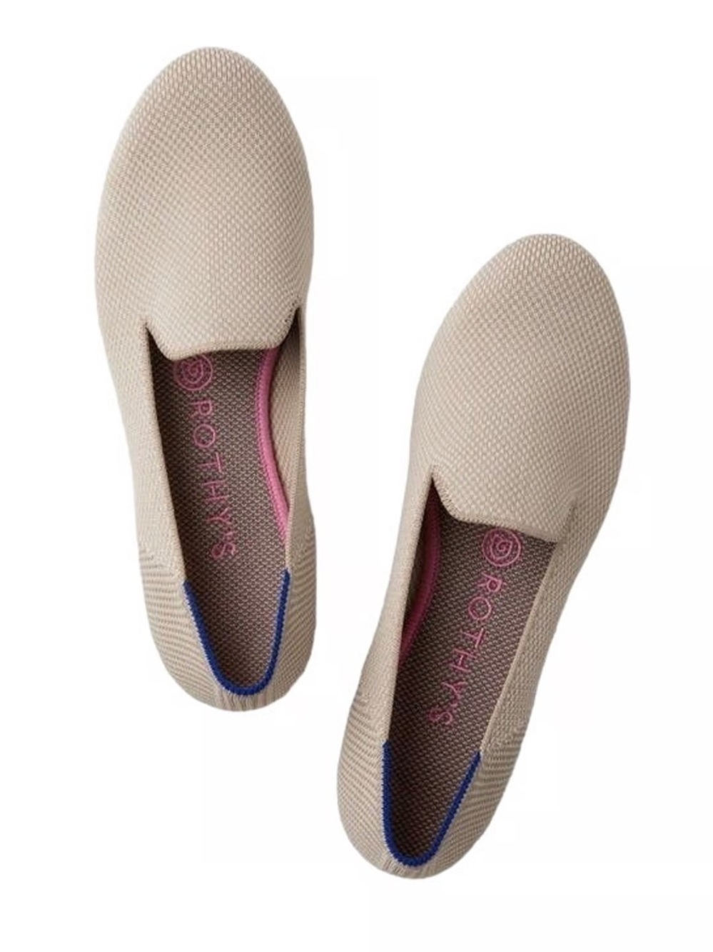 Rothy’s The Loafer in Linen Double Stitch 8.5